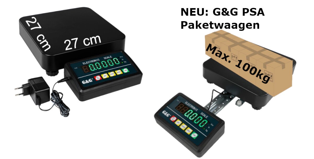 PSA Briefwaagen & Paketwaagen