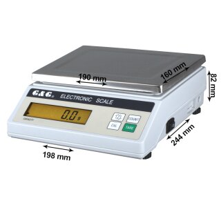 G&G T-Y Industrie Präzisionswaagen Laborwaage Tischwaage Digitale Waage  5000g/1g