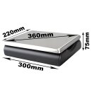 TC-KP compact plateframe scales, models with 8kg/0,2g, 15kg/0,5g or 30kg/1g