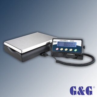 TC-KP Kompakte Plattformwaagen, Versionen von 8kg/0,2g bis 30kg/1g TC15KP: 15kg/0,5g