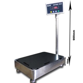 TC-KSB Wasserdichte Plattformwaagen, Versionen mit max. 60kg bis 300kg TC150KSB: 150kg/50g