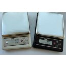 KF Kitchen scales, various models up to 10 kg, from 0.01 g accuracy (small version) KF3000B: 3000g/0,1g (Black)
