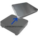Edelstahl-Auflage für 26 * 26 cm...