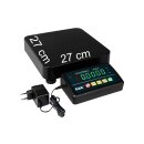 PSA Series: Compact parcel scale, starting at 1g  PSA 30 Version 2: 30kg/1g + 3kg/0,1g Fine Measurement range (with long cable instead display bracket)
