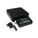 PSA Series: Compact parcel scale, starting at 1g  PSA 30 Version 2: 30kg/1g + 3kg/0,1g Fine Measurement range (with long cable instead display bracket)