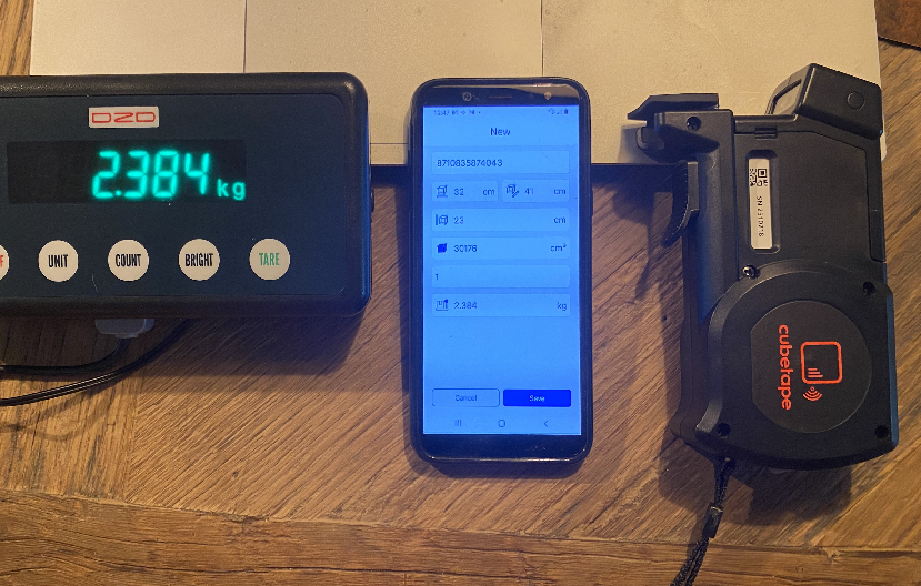 Parcelmetrix und G&G Waage