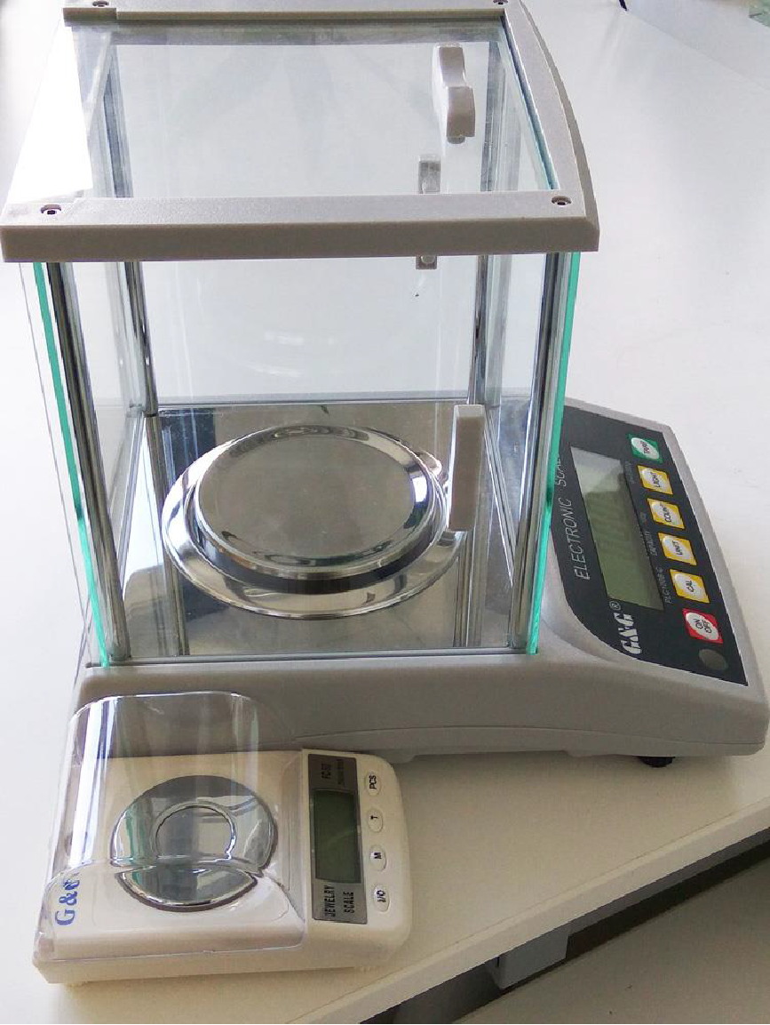 Größenvergleich der PLC und FC 50 Digitalwaage